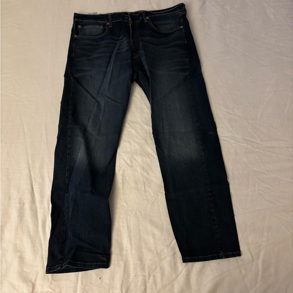 Levi's 505 stretch straight leg jeans 36x29